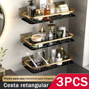 Suporte Organizador de Shampoo Premium Sem Furo em Alumínio Space