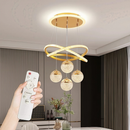 Lustre LED Moderno 3 Cores em 1 - Nordic para Sala e Cozinha – Teto Decorativo