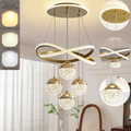 Lustre LED Moderno 3 Cores em 1 - Nordic para Sala e Cozinha – Teto Decorativo
