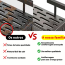 Suporte De Shampoo Organizador Alta qualidade Prateleiras De Banheiro Sem Furo Premium-Space Aluminium