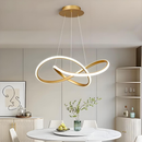 3 Cores Em 1 Controlo remoto Luz Sala De Estar Lustre Cozinha Pingente Lâmpada Do Teto Led Nordic Moderno Decoração