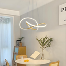 3 Cores Em 1 Controlo remoto Luz Sala De Estar Lustre Cozinha Pingente Lâmpada Do Teto Led Nordic Moderno Decoração