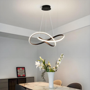 3 Cores Em 1 Controlo remoto Luz Sala De Estar Lustre Cozinha Pingente Lâmpada Do Teto Led Nordic Moderno Decoração