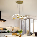 3 Cores Em 1 Controlo remoto Luz Sala De Estar Lustre Cozinha Pingente Lâmpada Do Teto Led Nordic Moderno Decoração