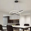 3 Cores Em 1 Controlo remoto Luz Sala De Estar Lustre Cozinha Pingente Lâmpada Do Teto Led Nordic Moderno Decoração