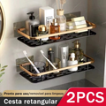 Suporte Organizador de Shampoo Premium Sem Furo em Alumínio Space