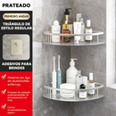 Suporte Organizador de Shampoo Premium Sem Furo em Alumínio Space