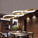 lustre pendente de teto moderno com 3 cores de luz de teto para sala de estar, sala de jantar e bar