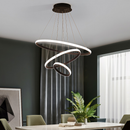 Lustre LED Moderno 3 Cores em 1 - Nordic para Sala e Cozinha – Teto Decorativo