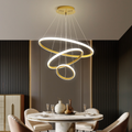 Lustre LED Moderno 3 Cores em 1 - Nordic para Sala e Cozinha – Teto Decorativo