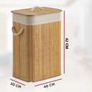 Cesto De Roupas De Bambu 50 Litros Yikasa
