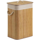 Cesto de Roupas de Bambu 50L – Elegância e Organização Natural