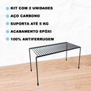 Kit 2 Organizadores de Armário Cozinha Médio 32cm DiCarlo Promoção