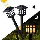 Kit 1-6 Luminaria Solar Espeto de Jardim Led Decoração Cazinha Recarregavel no Sol