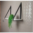 Kit 2 Prateleiras MDF 45x15 com Alça em Couro Ecológico – Decorativa e Moderna