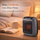Aquecedor Portátil 110V 800W com Controle Remoto Mini Aquecedor para Quarto e Casa
