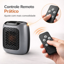 Aquecedor Portátil 110V 800W com Controle Remoto Mini Aquecedor para Quarto e Casa