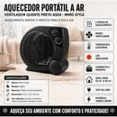Aquecedor Portátil a Ar Ventilador Quente  110V - 2000W