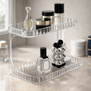 Organizador Multiuso Prateleira Diamante Acrílico Porta Maquiagem Perfumes Cosmeticos